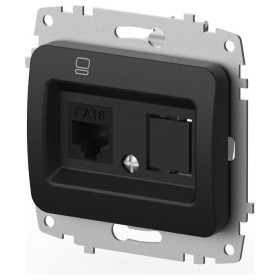 Розетка Ethernet RJ-45 без рамки Elbi Eleсtriс Jazz 607-004800-247