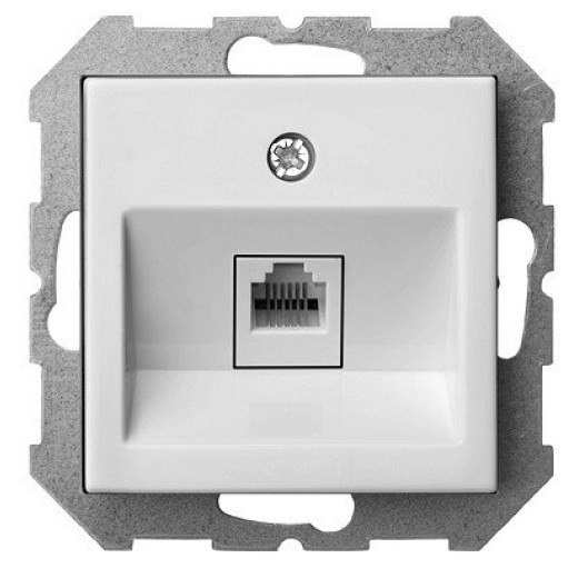 Розетка телефонная RJ-11 без рамки LIREGUS EPSILON 28-030
