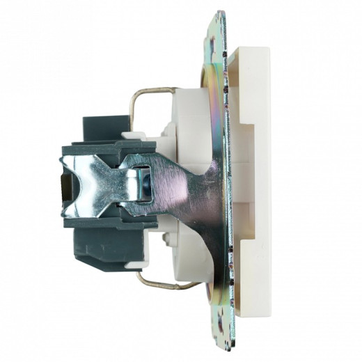 Розетка с заземлением и со шторкой, без рамки Stekker Катрин 39304