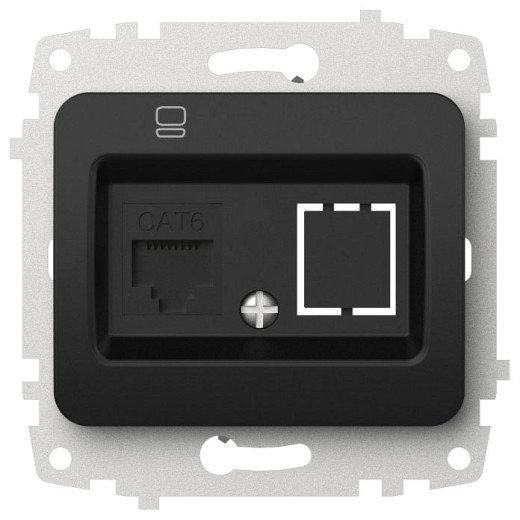 Розетка Ethernet RJ-45 без рамки Elbi Eleсtriс Jazz 607-004800-247