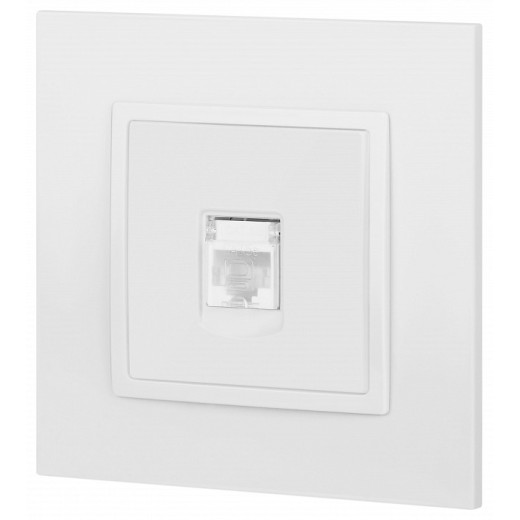 Розетка Ethernet RJ-45 без рамки Эра Эра Elegance 14-3107-01М