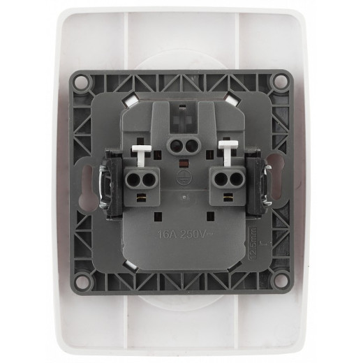 Розетка двойная без заземления Эра Эра 12 12-2107-01