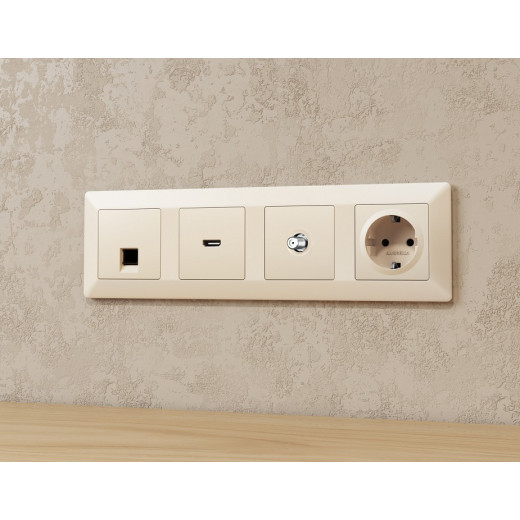 ТВ-розетка без рамки Ambrella Volt ALFA MA333050