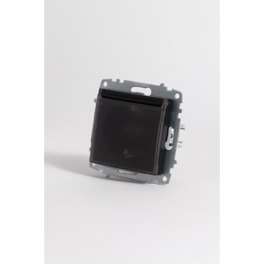 Розетка с заземлением и со шторкой, без рамки с крышкой Elbi Eleсtriс Zena Vega 609-014800-219