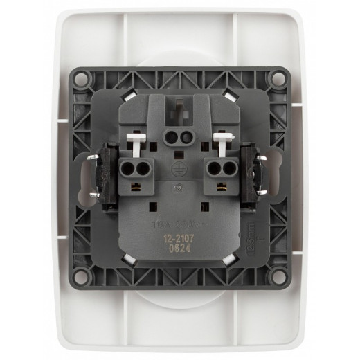 Розетка двойная без заземления Эра Эра 12 12-2107-01М