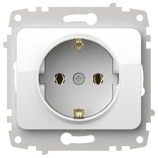 Розетка с заземлением, без рамки Elbi Eleсtriс Jazz 607-010200-217
