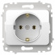 Розетка с заземлением, без рамки Elbi Eleсtriс Jazz 607-010200-217