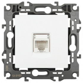 Розетка Ethernet RJ-45 без рамки Эра Эра 12 12-3107-01М