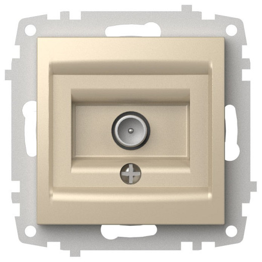 ТВ-розетка оконечная без рамки Elbi Eleсtriс Zena Vega 609-012500-273