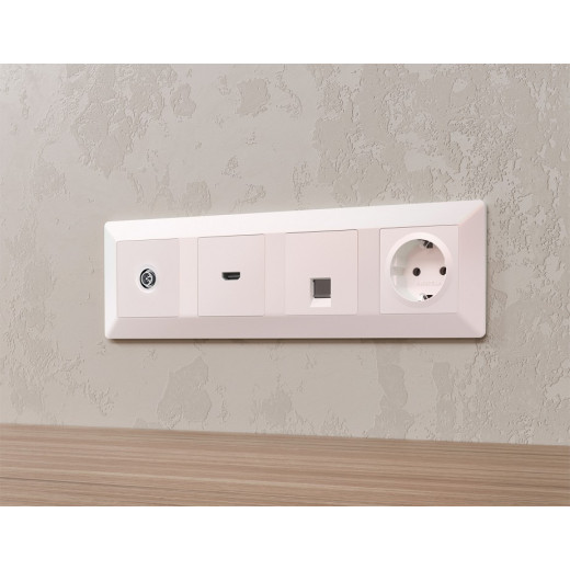 ТВ-розетка оконечная без рамки Ambrella Volt ALFA MA213005