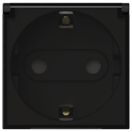 Розетка с заземлением с крышкой, без рамки Elbi Eleсtriс Moda Vox 611-044832-218