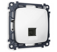 Розетка Ethernet RJ-45 и со шторками, без рамки Ambrella Volt OMEGA MO112005