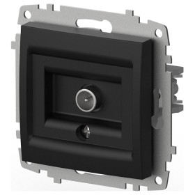 ТВ-розетка проходная без рамки Elbi Eleсtriс Zena Vega 609-014800-272