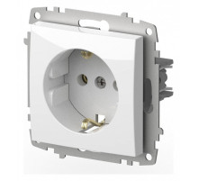 Розетка с заземлением, без рамки Elbi Eleсtriс Zena Vega 609-015600-217