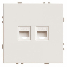 Розетка двойная Ethernet RJ-45 Stekker Эмили 49900