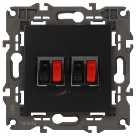 Розетка акустическая без рамки Эра Эра Elegance 14-3112-05