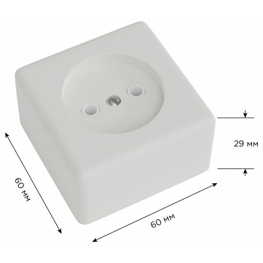 Розетка без заземления Apeyron Electrics  РА 16-019
