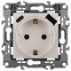Розетка с заземлением и со шторкой и 2хUSB, без рамки Эра Эра 12 12-4108-15