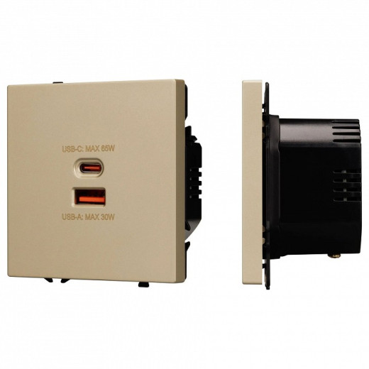 Розетка 2хUSB type A и C без рамки Arlight SCT 054318