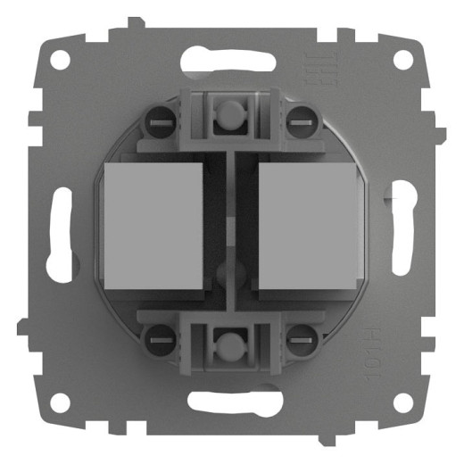 Розетка двойная RJ-12 и Ethernet RJ-45, без рамки Elbi Eleсtriс Zena Vega 609-015600-249