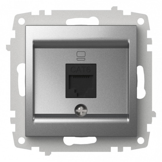 Розетка Ethernet RJ-45 без рамки Elbi Eleсtriс Zena Vega 609-011000-247