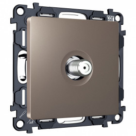 ТВ-розетка без рамки Ambrella Volt ALFA MA643050