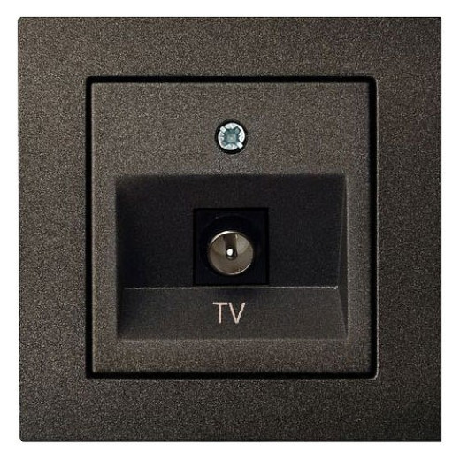 ТВ-розетка оконечная без рамки LIREGUS EPSILON 28-112