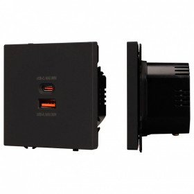 Розетка 2хUSB type A и C без рамки Arlight SCT 054317