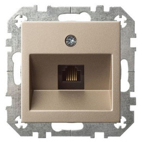 Розетка телефонная RJ-11 без рамки LIREGUS EPSILON 28-3161