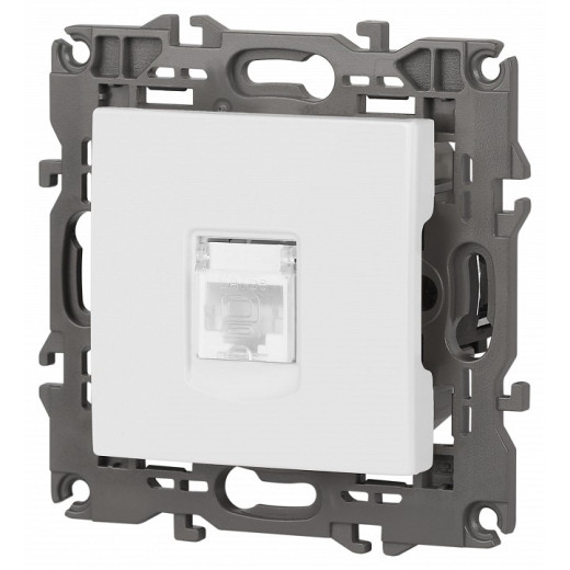 Розетка Ethernet RJ-45 без рамки Эра Эра Elegance 14-3107-01М