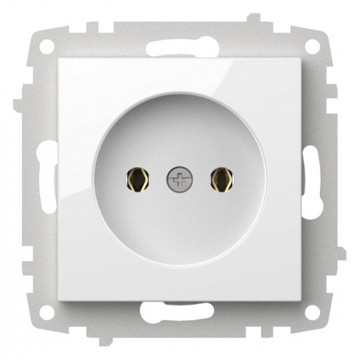 Розетка без заземления, без рамки Elbi Eleсtriс Zena Vega 609-015600-215