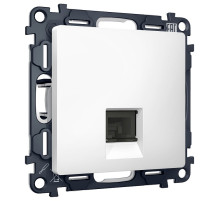 Розетка Ethernet RJ-45 и со шторками, без рамки Ambrella Volt ALFA MA132005