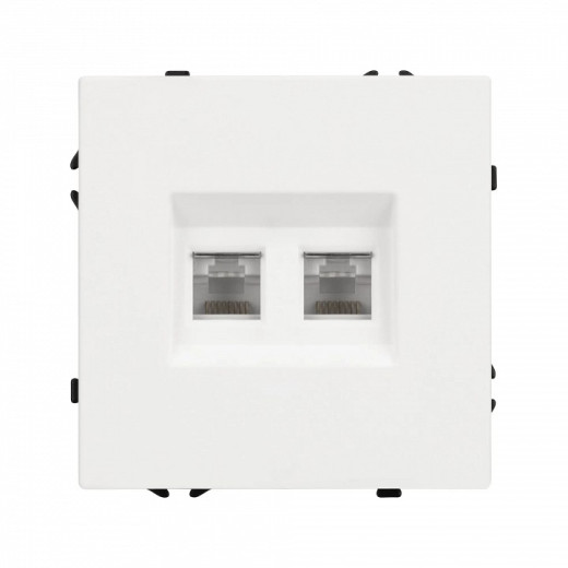 Розетка двойная Ethernet RJ-45 без рамки Arlight SCT 054312