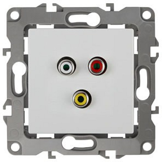 Розетка RCA без рамки Эра Эра 12 12-3113-01