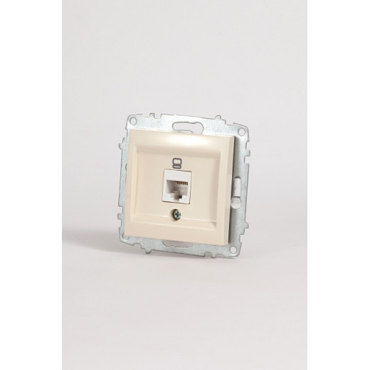 Розетка Ethernet RJ-45 без рамки Elbi Eleсtriс Zena Vega 609-010300-247