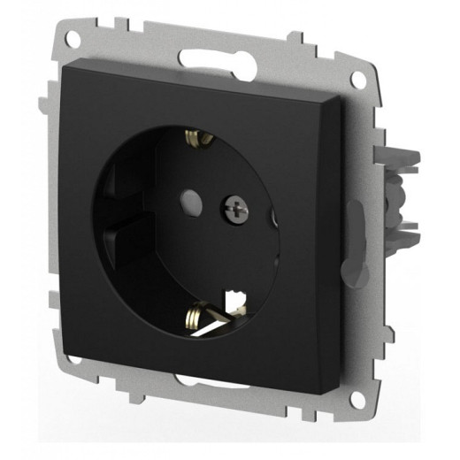 Розетка с заземлением и со шторкой, без рамки Elbi Eleсtriс Zena Vega 609-014800-243