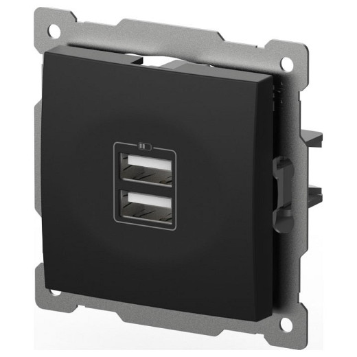 Розетка 2хUSB type A без рамки Elbi Eleсtriс Zena Vega 609-014800-143