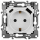 Розетка с заземлением и со шторкой и 2хUSB, без рамки Эра Эра 12 12-4108-01