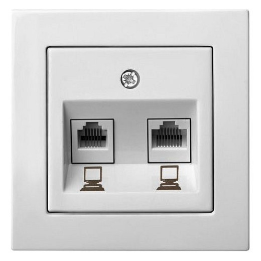 Розетка Ethernet RJ-45 без рамки LIREGUS EPSILON 28-033