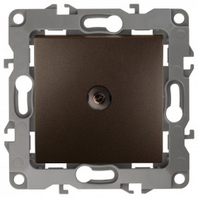 ТВ-розетка проходная без рамки Эра Эра 12 12-3102-13