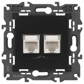 Розетка Ethernet RJ-45 без рамки Эра Эра Elegance 14-3108-05