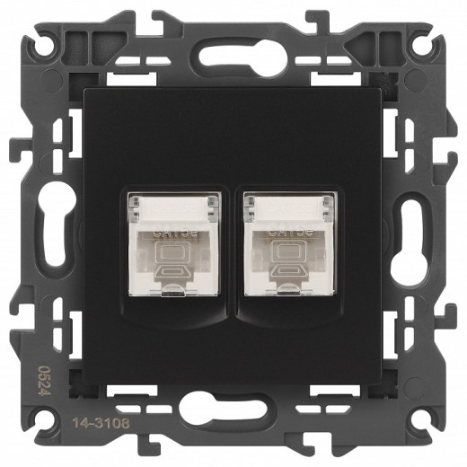 Розетка Ethernet RJ-45 без рамки Эра Эра Elegance 14-3108-05