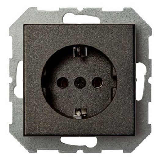 Розетка с заземлением, без рамки LIREGUS EPSILON 28-106
