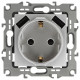 Розетка с заземлением и со шторкой и 2хUSB, без рамки Эра Эра 12 12-4109-03