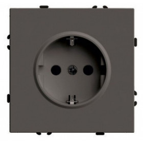 Розетка с заземлением и со шторкой, без рамки Stekker Эмили 49932