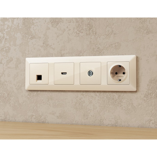 ТВ-розетка оконечная без рамки Ambrella Volt ALFA MA313005