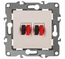 Розетка акустическая без рамки Эра Эра 12 12-3112-02