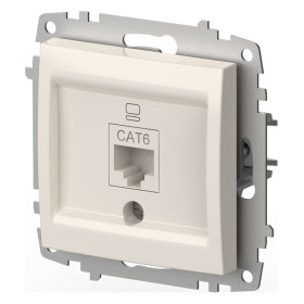 Розетка Ethernet RJ-45 без рамки Elbi Eleсtriс Zena Vega 609-010200-247