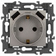 Розетка с заземлением и со шторкой и 2хUSB, без рамки Эра Эра Elegance 14-4109-16