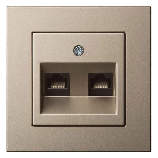 Розетка Ethernet RJ-45 без рамки LIREGUS EPSILON 28-3162